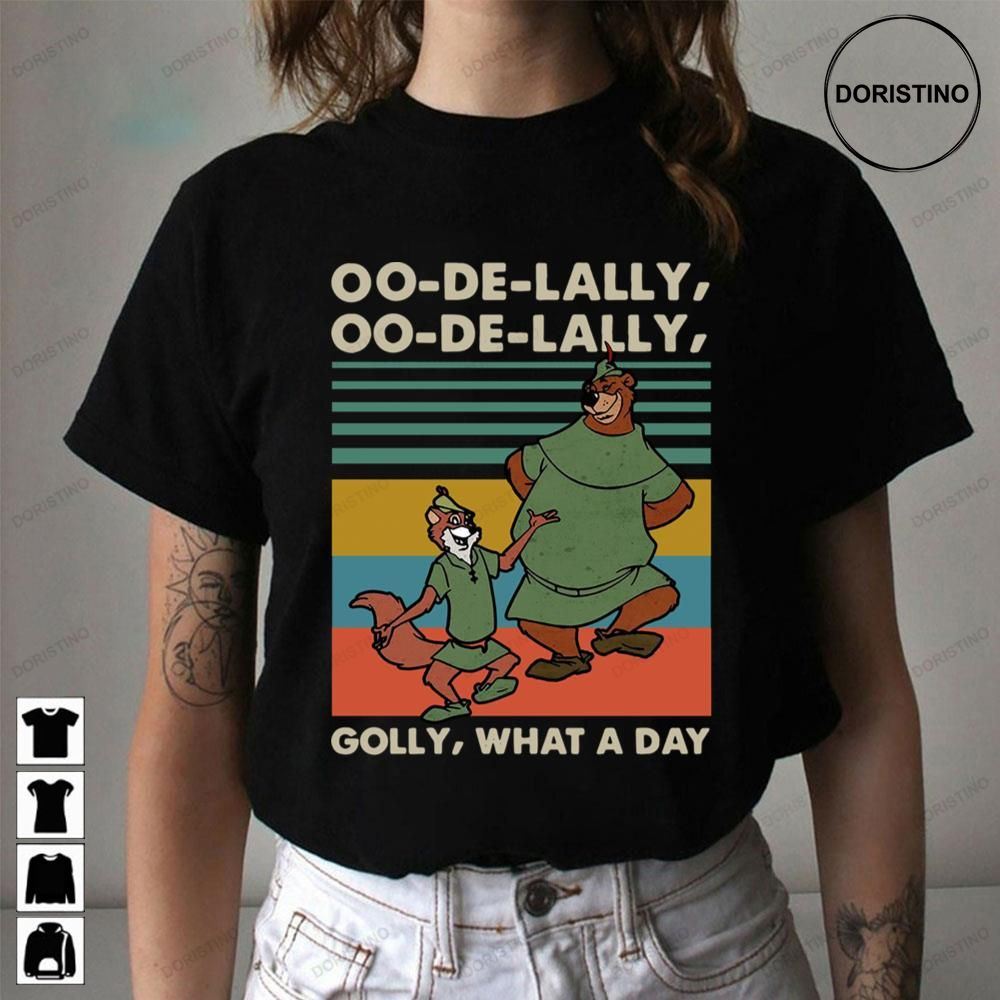Robin Hood And Little John Oo De Lally Oo De Lally Golly What A Day Retro Awesome Shirts